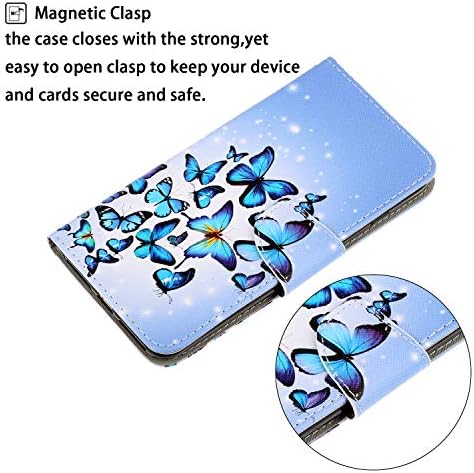ShinyCase šarena Folio torbica za novčanik za iPhoneXR, futrole za telefone otporne na udarce za iPhoneXR PU kožne zaštitne utore