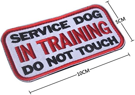 3.94 x 1.96 inčni servisni pas u obuci ne dirajte zakrpe za pse taktički vojni moral značka amblem vezeni pričvršćivač Hook & amp;