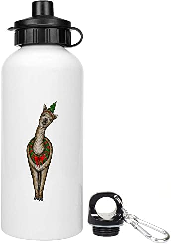Azeeda 400ml' Christmas Llama ' Dječija flaša za vodu / piće za višekratnu upotrebu