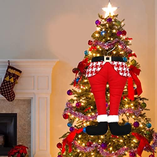 Ornament za božićne stablo EIFS privjesak za božićno ukrašavanje pamučne božićne noge za božićno stablo kamin Garland ukrasi automobila