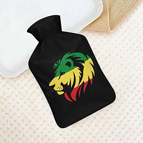 Rasta Lion flaša za toplu vodu sa mekanim plišanim poklopcem vreća za ubrizgavanje tople gumene vode 1000ml