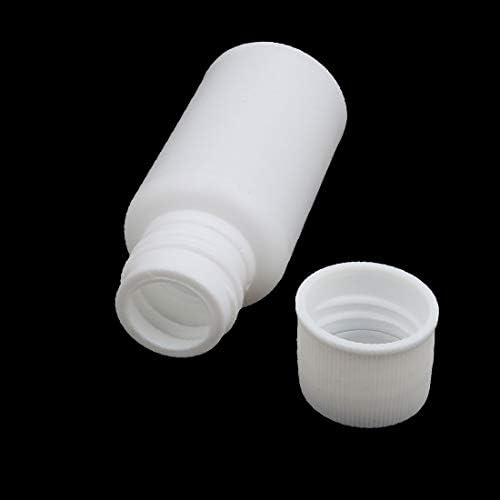 X-DREE 20ml Plastična Bijela okrugla bočica sa čvrstim prahom posuda za skladištenje (20ml plástico BLANC - o redondo sólido polvo
