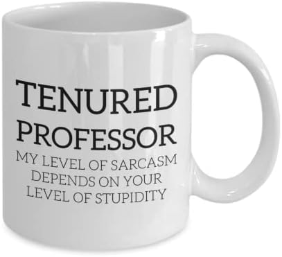 Šolja za kafu redovnog profesora, šolja za smiješne nastavnike, poklon za sarkastičnog profesora Fakulteta, šolja za redovni sarkazam,