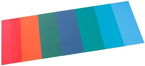 Neewer 12x12inches/30x30centimetri gelovi za korekciju u 4 boje prozirni filmski list za Blic stroboskop: crveno žuto zeleno plavo